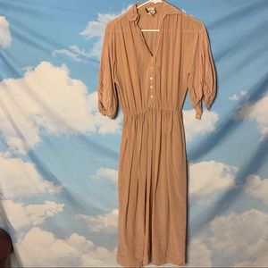 Rita Langman- Pink Silk Maxi Dress size 4